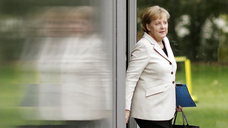 Genug verhandelt: Angela Merkel nach dem dritten Treffen der "großen Runde".