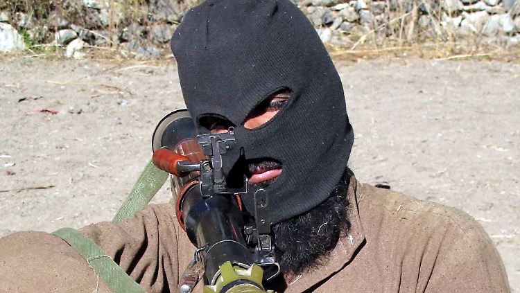 Ein Taliban-Kämpfer in Waziristan.