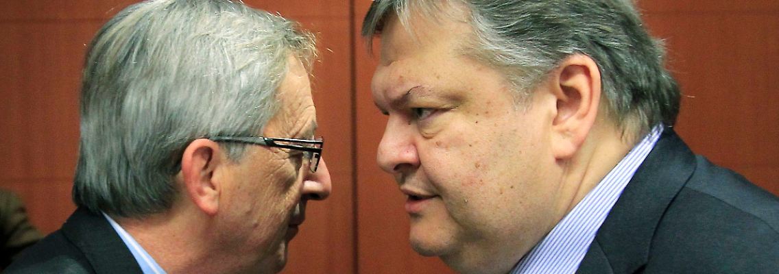 Jean-Claude Juncker (links) fährt gegenüber den Griechen einen harten Kurs. Sein Verhältnis zum Athener Finanzminister Evangelos Venizelos ist gespannt.