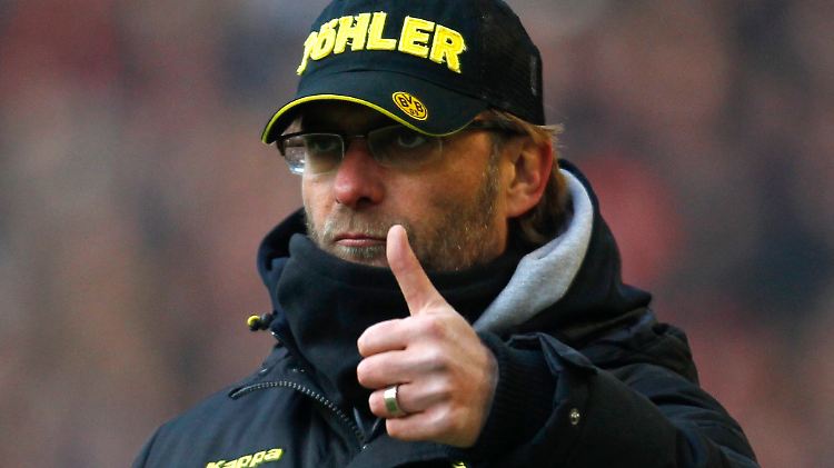 "Wir ziehen das durch - da kann passieren, was will": Jürgen Klopp, Trainer der Borussia aus Dortmund.