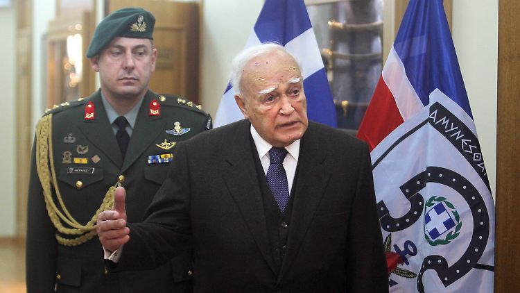 Karolos Papoulias weist die deutsche Kritik an Griechenland in aller Schärfe zurück.