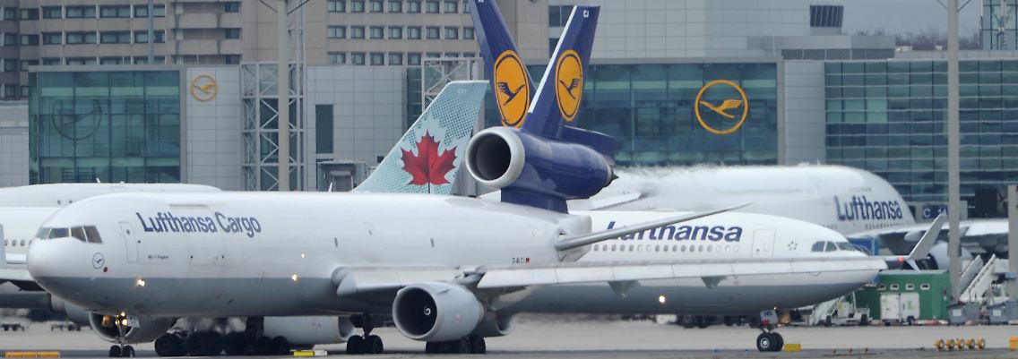 Auch Flüge der Lufthansa sind betroffen.