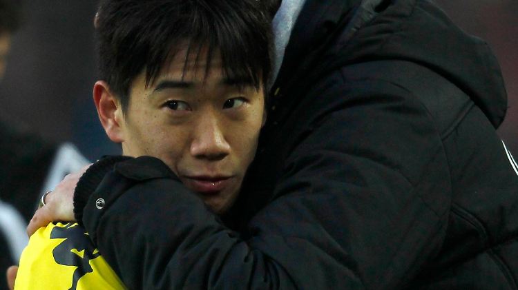 Verletzt: Shinji Kagawa, Borussia Dortmund.