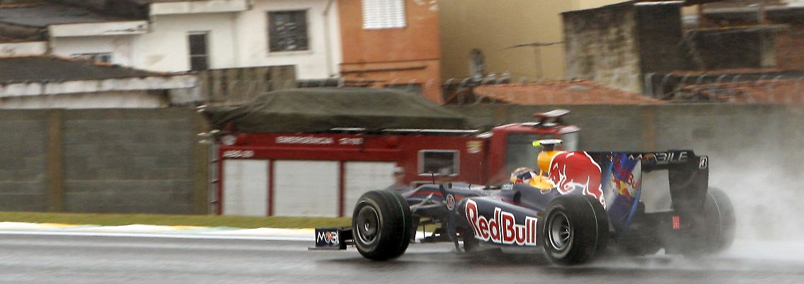 Selbst für den "RainMan" regnete es in Interlagos entschieden zu viel.