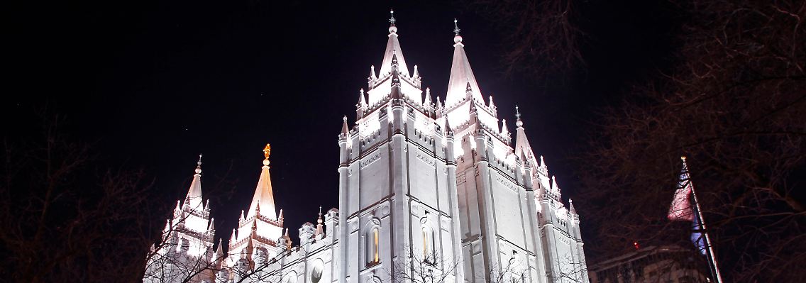 Der Haupttempel der Mormonen in Salt Lake City.