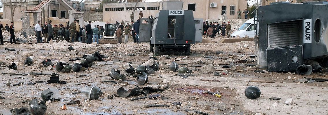 Von der syrischen Regierung verbreitete Fotos zeigen das Ausmaß der Zerstörung nach den Explosionen von Aleppo.