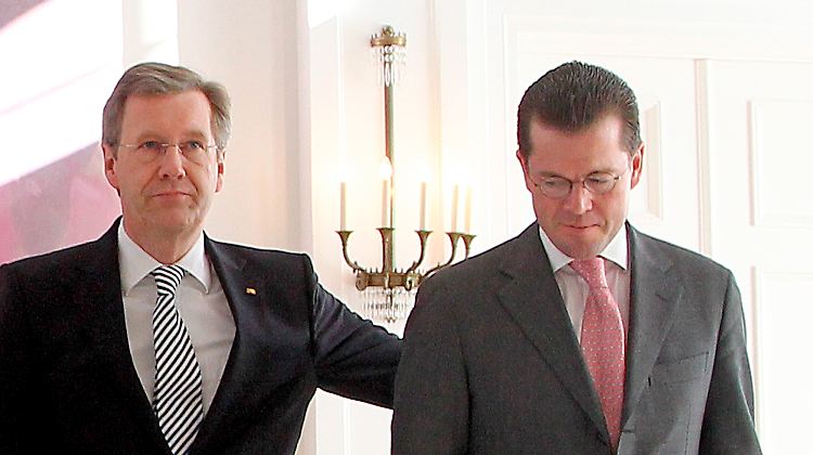 Christian Wulff und Karl-Theodor zu Guttenberg - gemeinsam in ihren besseren Tagen.