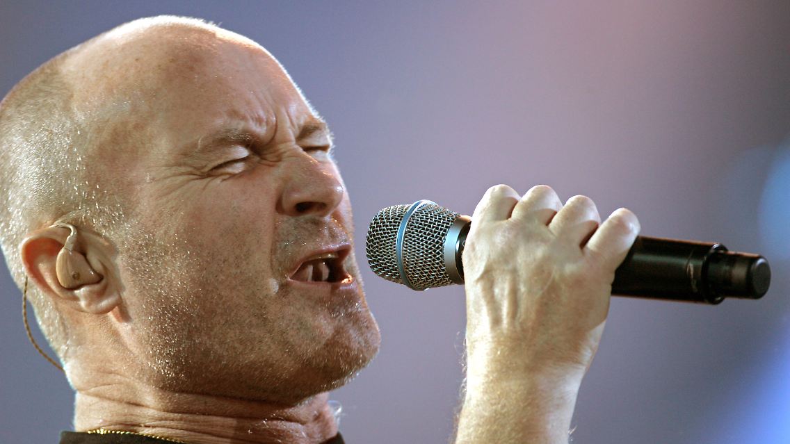 Phil Collins und seine Band "Genesis"2007 in Düsseldorf.