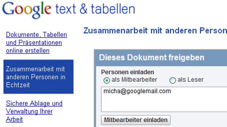 Eigentlich sollte man selbst aussuchen können, wer mitarbeiten darf.