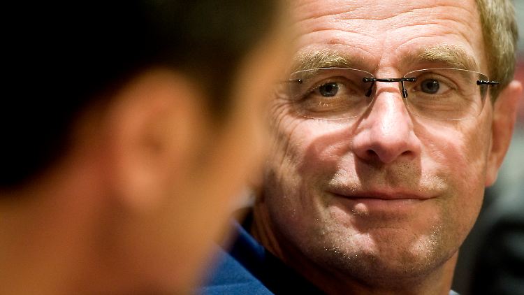 Ralf Rangnick, motiviert.