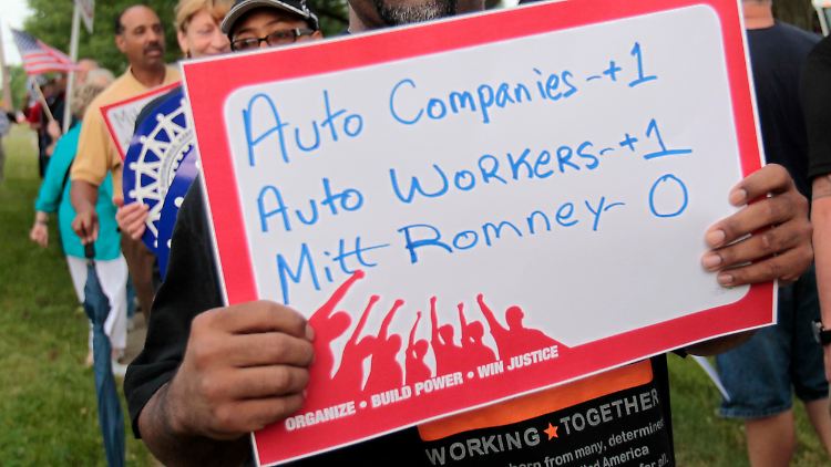 In Michigan nehmen sie Romneys sein Nein zur Rettung von GM noch immer übel.