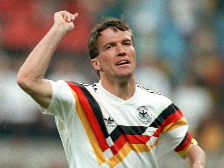 Lothar Matthäus spielte bei Inter Mailand, als er 1990 den WM-Titel und den "Goldenen Ball" gewann.
