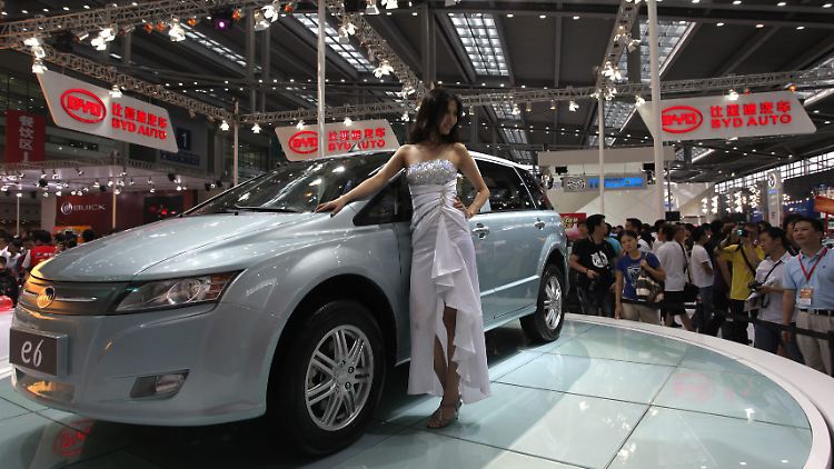 Das Elektroauto E6 des chinesischen Herstellers BYD (Build Your Dreams).