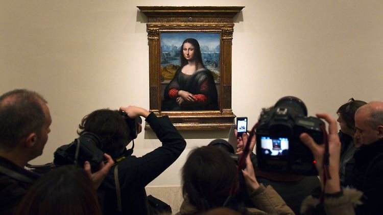 Das Interesse an der Mona-Lisa-Kopie im Prado ist groß.