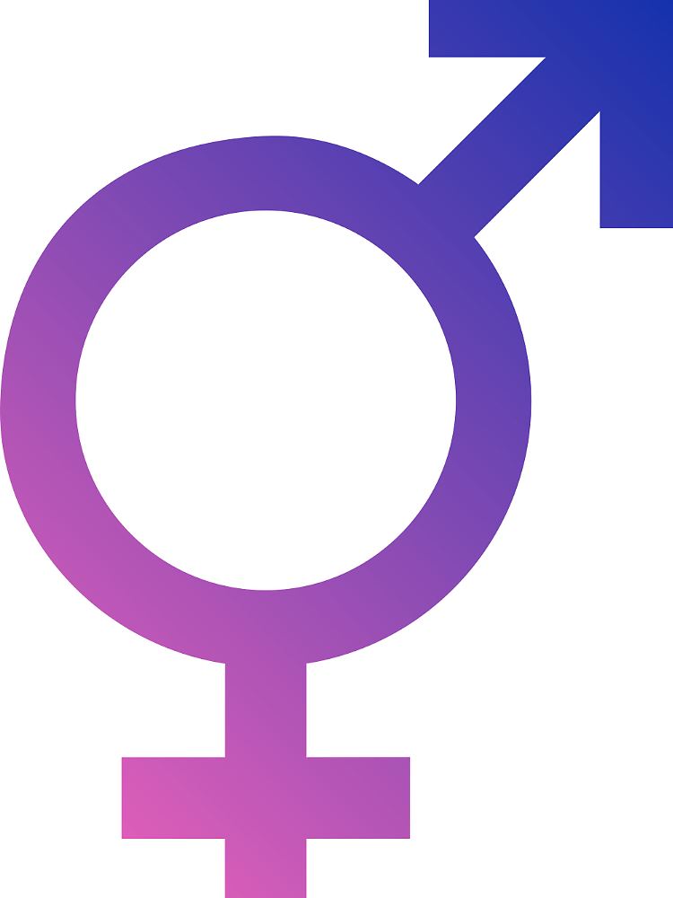 Das Symbol für Intersexualität