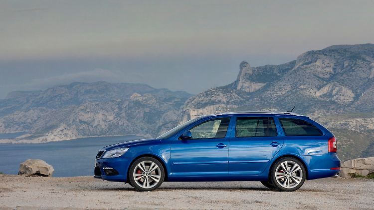 Die Sportlichkeit des Skoda Octavia Combi RS ist nicht allzu ernst zu nehmen.