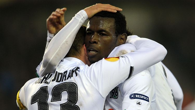 Hannovers Mame Diouf erzielte das einzige Tor im Spiel beim FC Brügge.