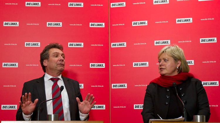 Gesine Lötzsch und Klaus Ernst bekommen die schnelle Regelung der Kandidatenfrage nicht hin.