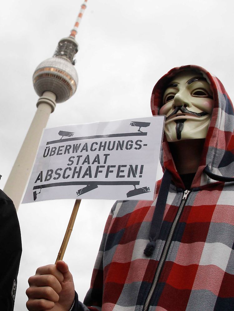 Berliner Protest gegen das umstrittene Urheberrechtsabkommen.