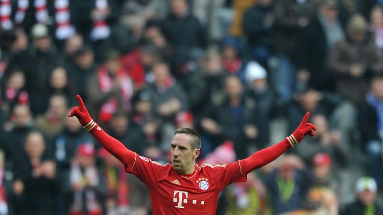 Franck Ribery, diesmal überzeugend.