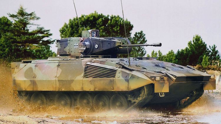 Ein Schützenpanzer Puma von der Bundeswehr.