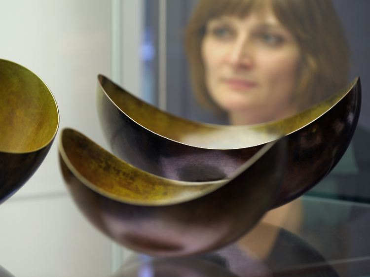 Laurenz Stockner aus Italien stellt auf der Grassimesse aus.