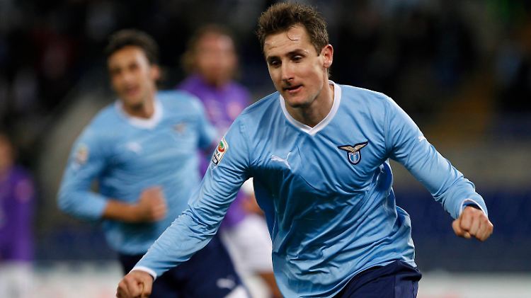 Jubel in Babyblau: Miroslav Klose.