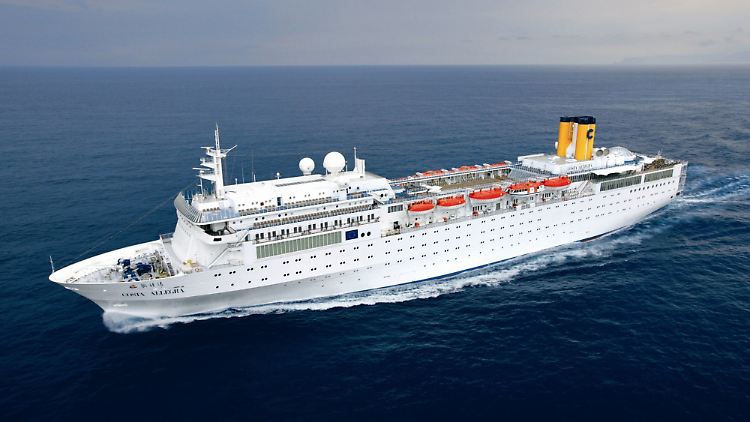Archivbild der "Costa Allegra". Derzeit dümpelt das Schiff im Indischen Ozean.