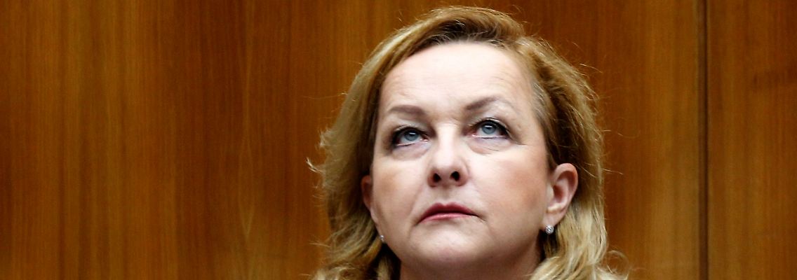 Die Bankabgabe als "Ding der Gerechtigkeit": Maria Fekter.