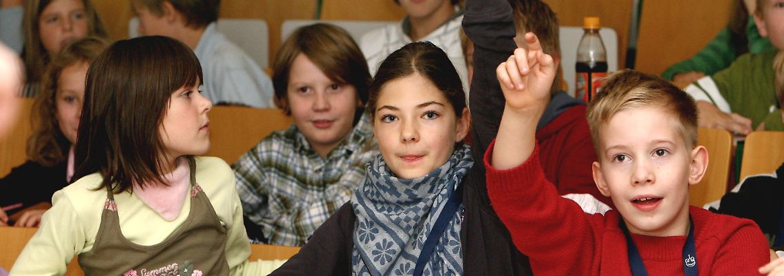 Früh übt sich: Kinder-Uni in Wismar.