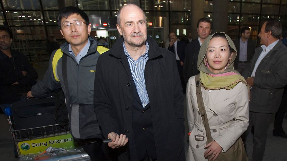 Ankunft der IAEA-Inspektoren auf dem Imam Khomeini International Airport in Teheran.