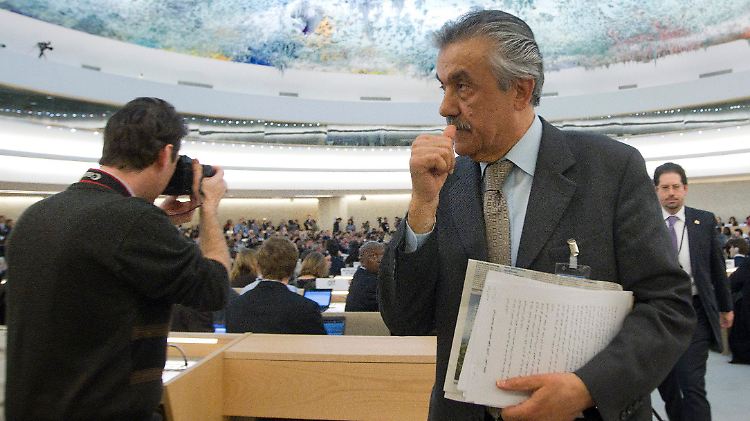 Der UN-Botschafter Syriens Faisal Chabbas Hamui.