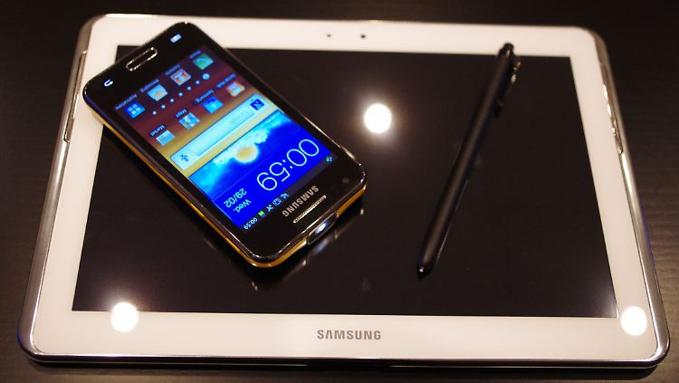 Das neue Galaxy Note 10.1 und das Galaxy Beam von Samsung