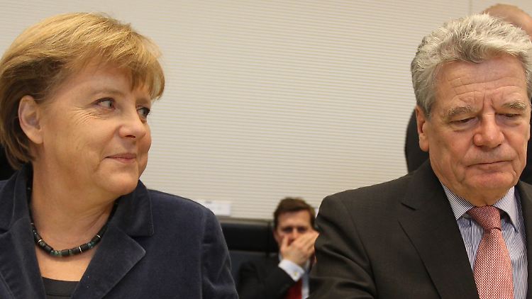 Die Stimmung zwischen Merkel und Gauck verbessert sich zusehends.