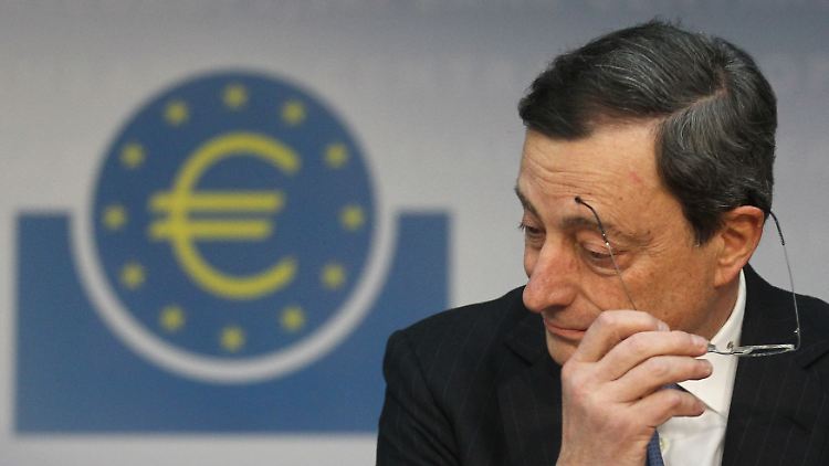EZB-Präsident Mario Draghi wirft die zweite "Dicke Bertha".