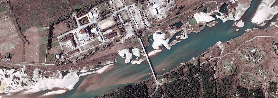 Satellitenaufnahme der umstrittenen Atomanlage Yongbyon.