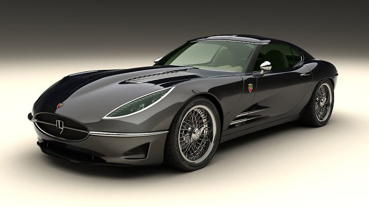 Die Formensprache ist offenkundig vom Jaguar E-Type inspiriert, technisch verkörpert das Sportcoupé aber den aktuellen Stand des Automobilbaus.