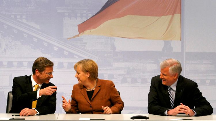 Die Parteichefs sind nach den Verhandlungen offenbar guter Dinge.