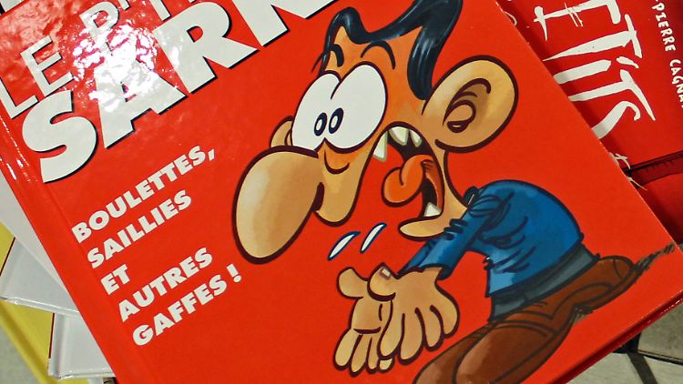 Politische Erziehung mal anders: Sarkozy ist einer der beliebteste Comic-Helden.