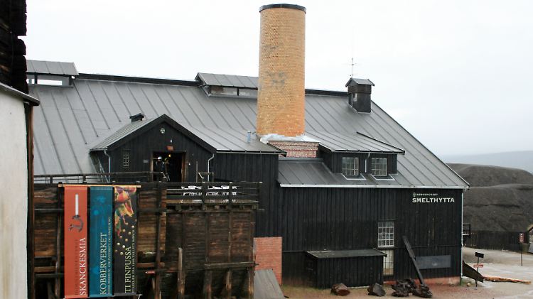 Der Bergbau im Gebiet um Røros endete 1977 - die ehemalige Kupferhütte wurde zum Museum.