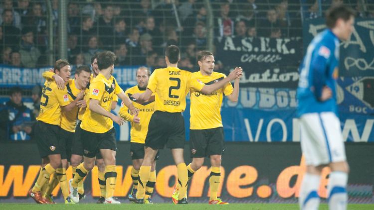 Des einen Freud, des anderen Leid: Dynamo Dresden gewinnt in Bochum.
