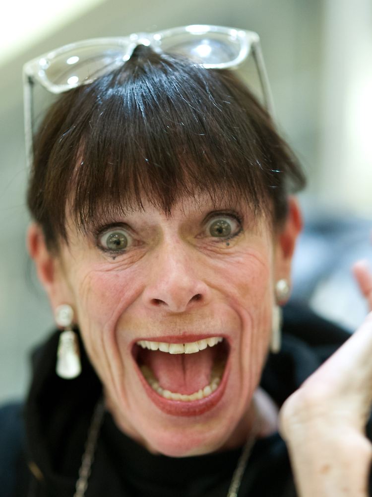 Die Schauspielerin Geraldine Chaplin, Tochter von Charles Chaplin.