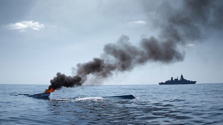 Unterwegs im Auftrag einer Exportnation: Die Fregatte Hamburg in den Gewässern vor Somalia (Archivbild).