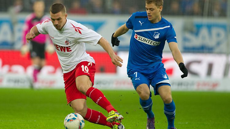Lukas Podolski schießt wieder einmal ein ganz wichtiges Tor für den FC Köln.