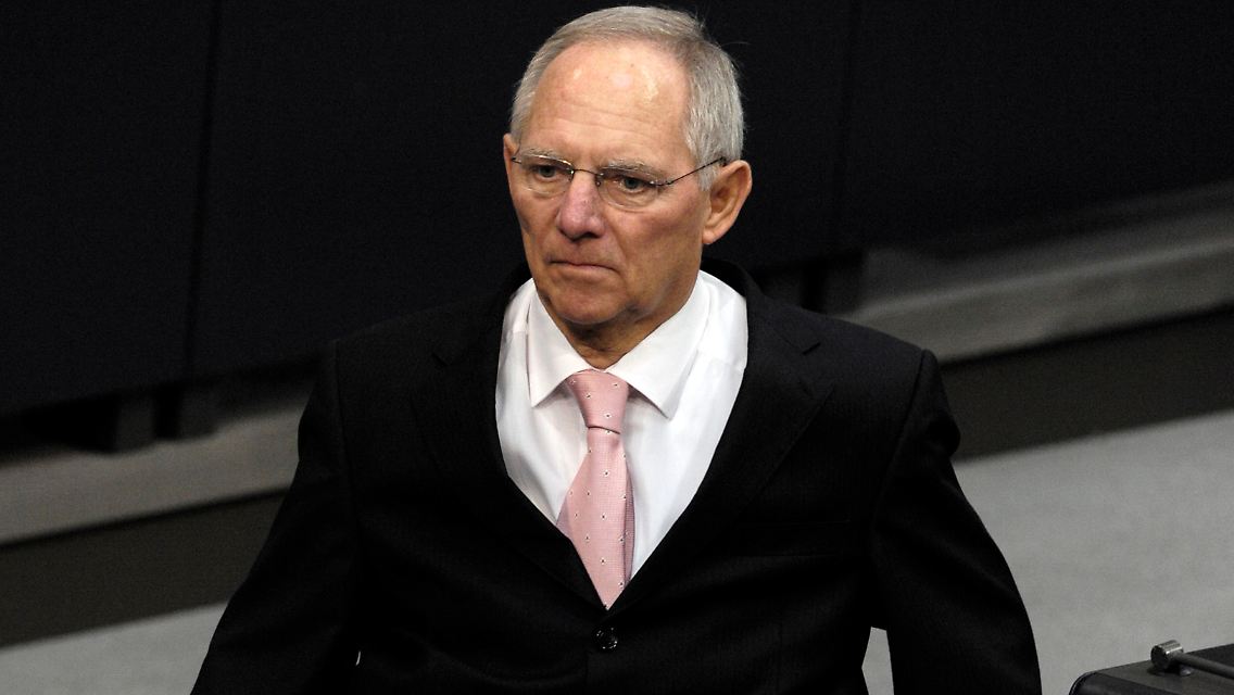 Schäuble im Bundestag: Er will kein Spar-Hans sein.