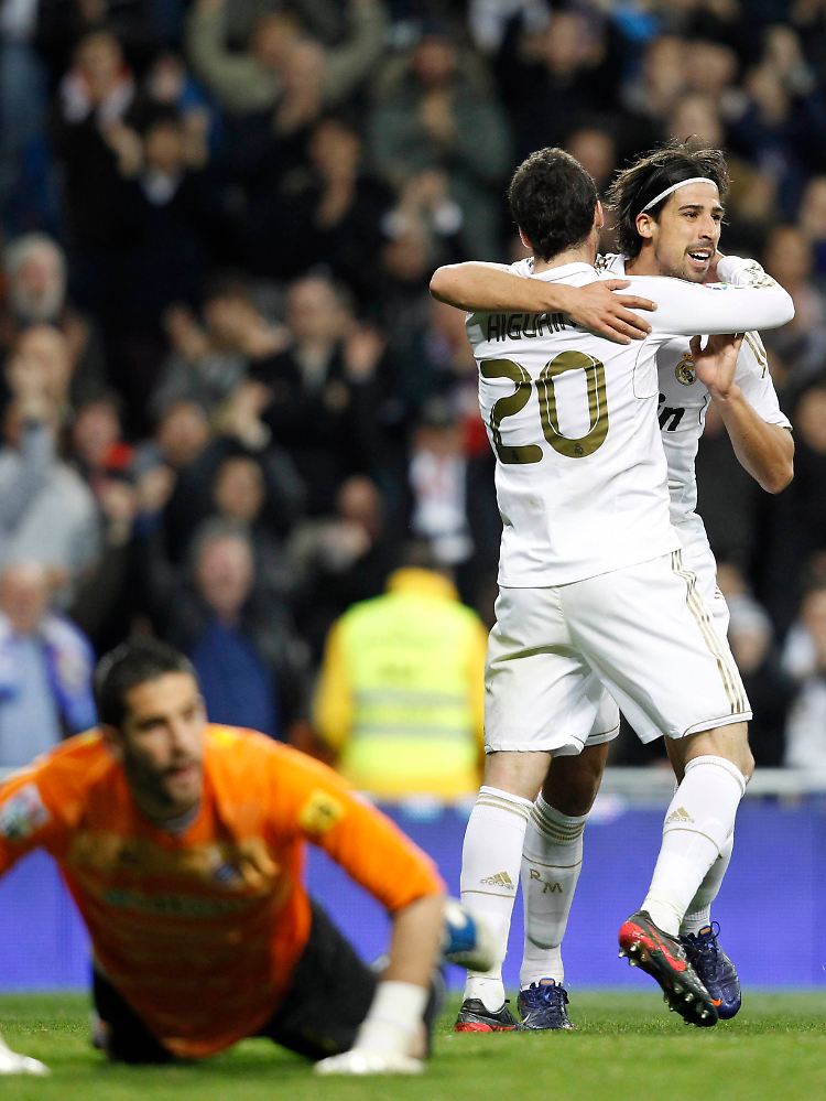 Terrier in Torlaune: Der Job von Sami Khedira ist eigentlich, Tore zu verhindern. Gegen Espanyol Barcelona schoss er auch selbst eins.