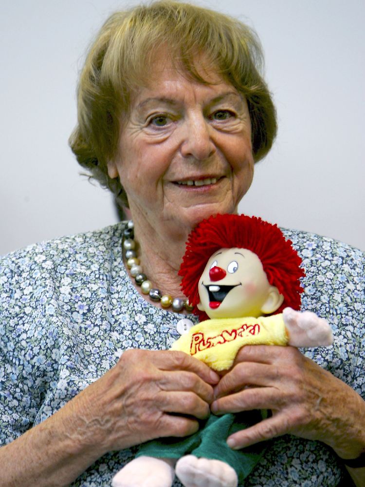 Ellis Kaut und ihr Pumuckl.