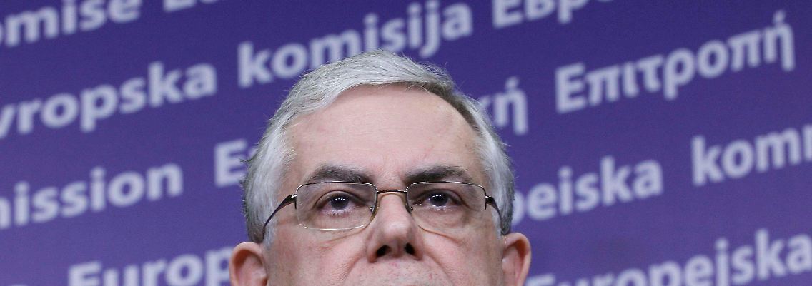 Griechenlands Premierminister Lukas Papademos: Die Troika rechnet mit einem Scheitern des Schuldenschnitts.