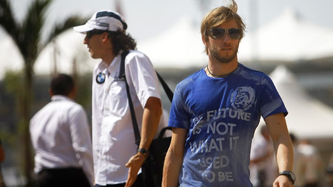 Heftiger Abschied: Nick Heidfeld.