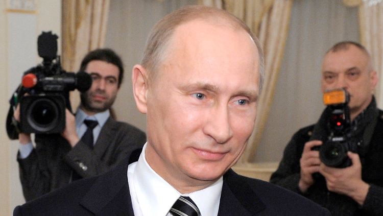 Alter und neuer russischer Präsident: Wladimir Putin.
